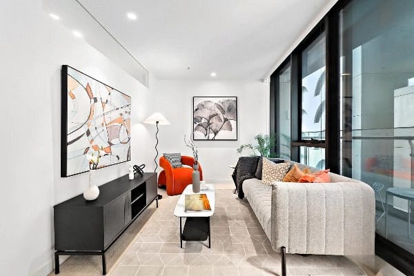 Living Room of 509/35 Albert Road, Melbourne