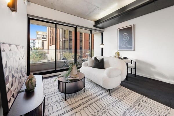 Living Room of 512/65 Coventry Street, Southbank