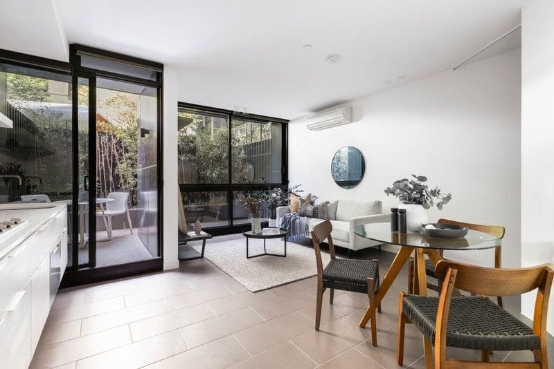 Living Room of 514/22 Dorcas Street, Southbank