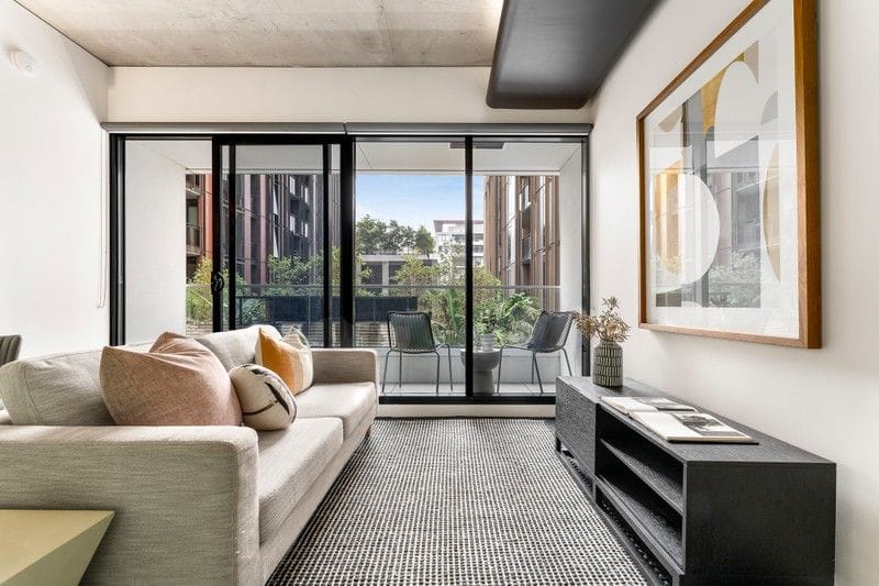 Living Room of 804/65 Coventry Street, Southbank