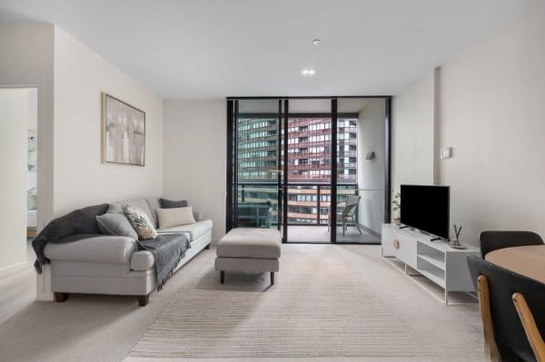 Living Room of 5C/9 Waterside Place, Docklands