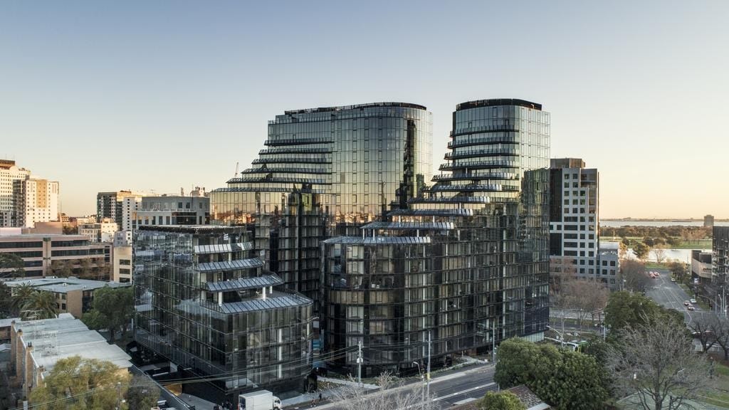 Building Facade of 601 St Kilda Road, Melbourne