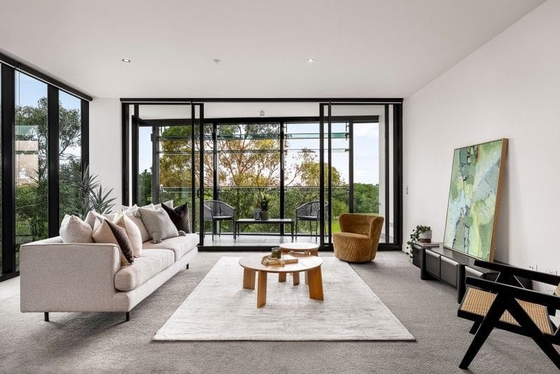 Living Room of 605/505 St Kilda Road, Melbourne