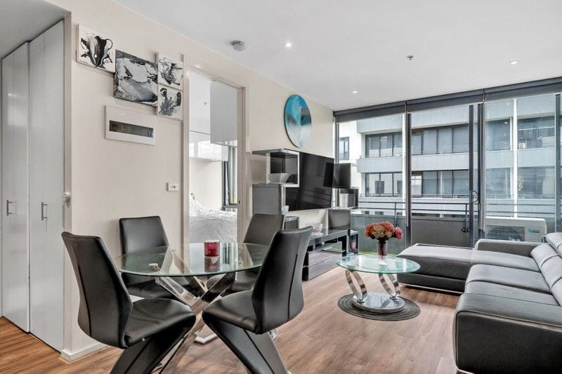 Living Room of 607/55 Bay Street, Port Melbourne