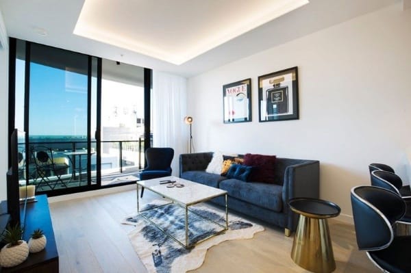 Living Room of 704/74-76 Eastern Road, South Melbourne