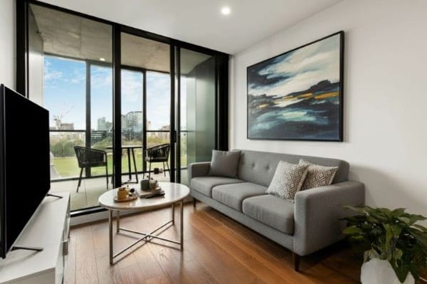 Living Room of 719/555 St Kilda Road, Melbourne