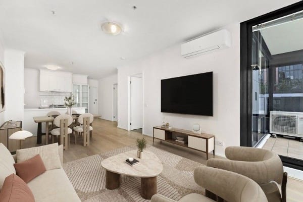 Living Room of 75/39 Dorcas Street, South Melbourne