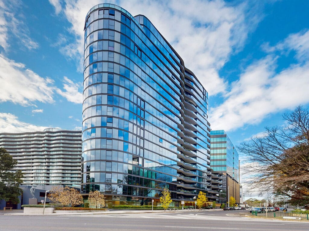 Building Facade of 8 Bowen Crescent, Melbourne