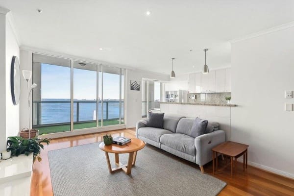 Living Room of 806/115 Beach Street, Port Melbourne