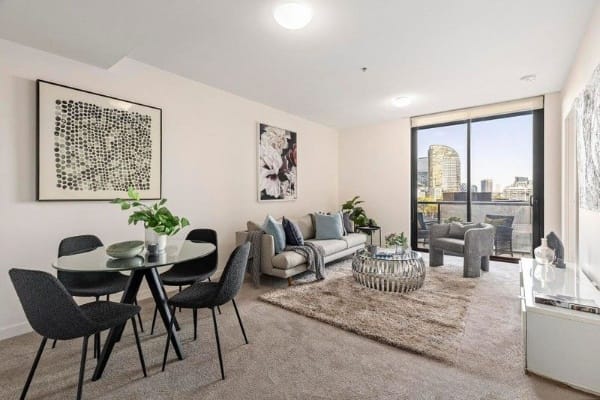 Living Room of 806/8 Marmion Place, Docklands