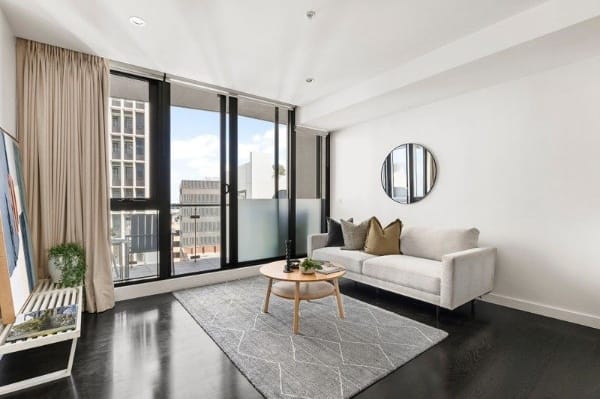 Living Room of 814/338 Kings Way, South Melbourne