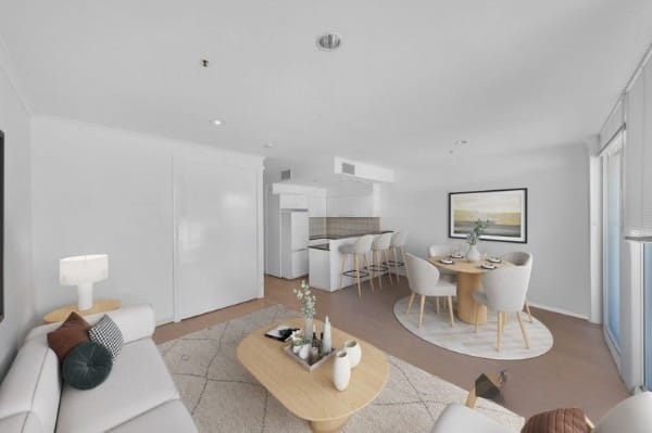Living Room of 82/222 Victoria Street, Melbourne