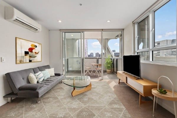 Living Room of 908/55 Merchant Street, Docklands