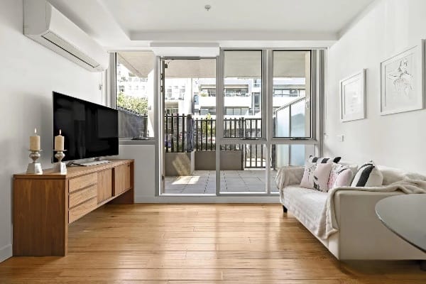 Living Room of G19/70 Nott Street, Port Melbourne