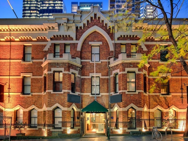 Building Facade of 24-38 Little Bourke Street, Melbourne