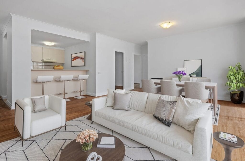 Living Room of 176/28 Little Lonsdale Street, Melbourne