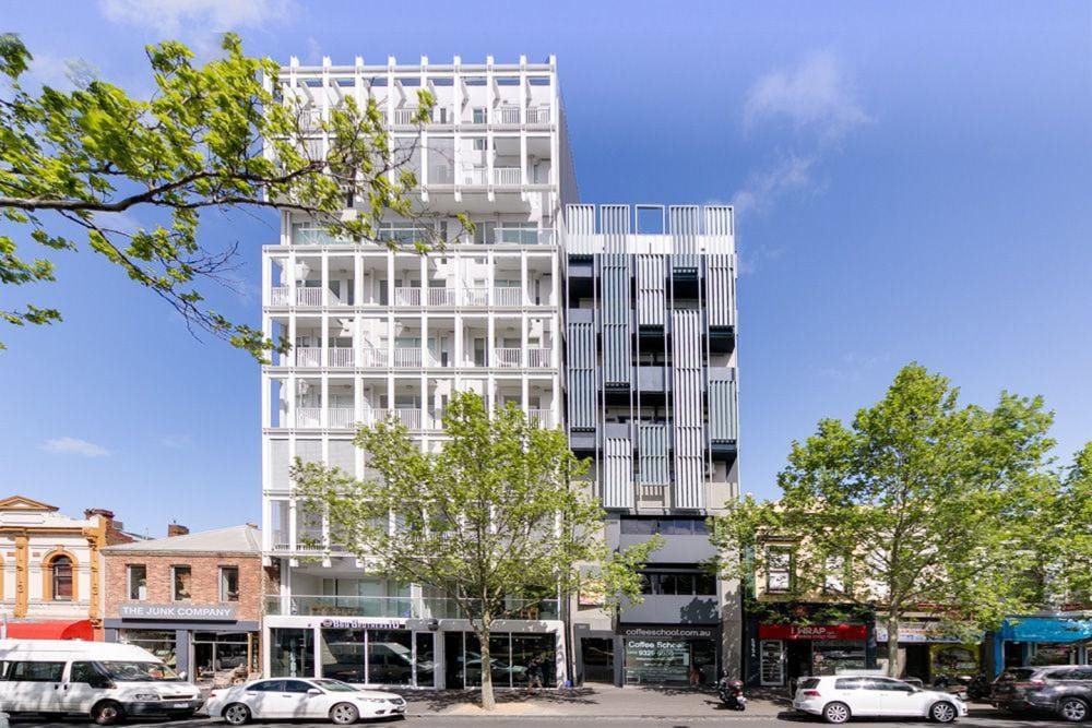 Building Facade of 589 Elizabeth Street, Melbourne
