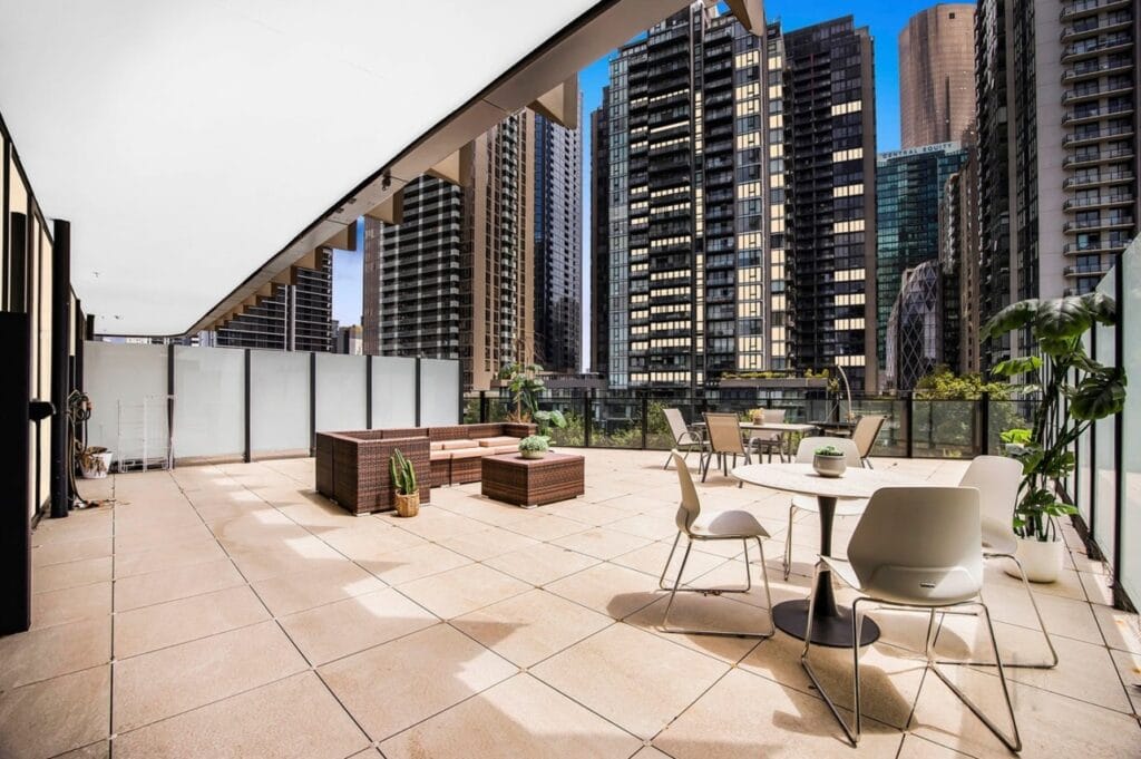 Balcony of 303/18 Hoff Boulevard, Southbank