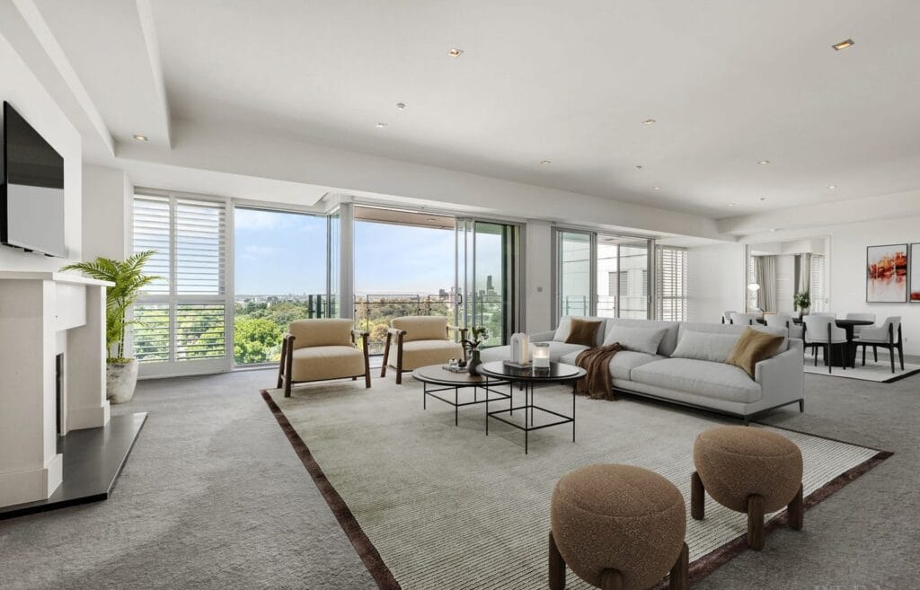 Living Room of 1806/368 St Kilda Road, Melbourne